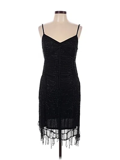 Pre-owned Marina Cocktail Dress In Black