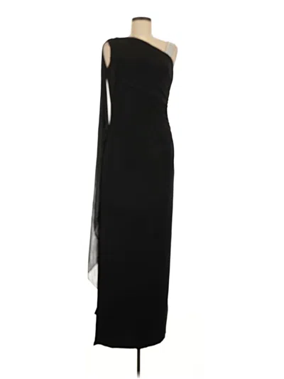 Pre-owned Marina Cocktail Dress In Black