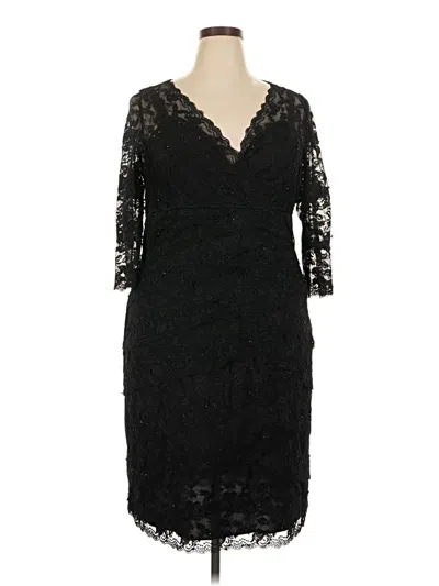 Pre-owned Marina Cocktail Dress In Black