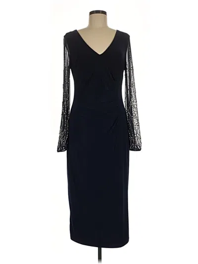 Pre-owned Marina Cocktail Dress In Black