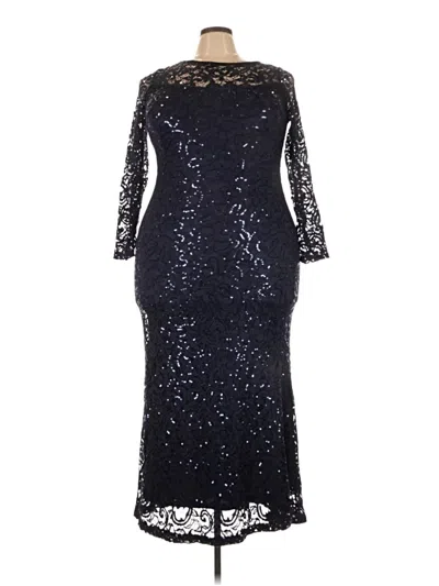 Pre-owned Marina Cocktail Dress In Black