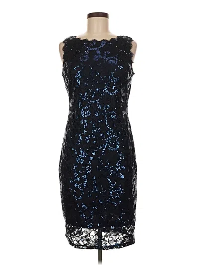 Pre-owned Marina Cocktail Dress In Blue