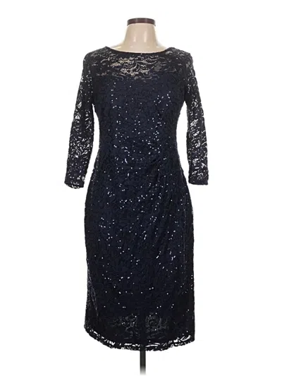 Pre-owned Marina Cocktail Dress In Blue