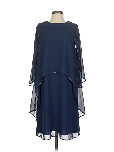 Pre-owned Marina Cocktail Dress In Blue