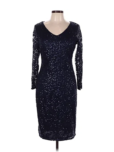 Pre-owned Marina Cocktail Dress In Blue