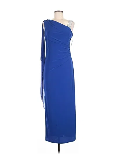 Pre-owned Marina Cocktail Dress In Blue