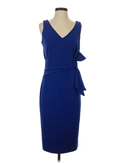 Pre-owned Marina Cocktail Dress In Blue