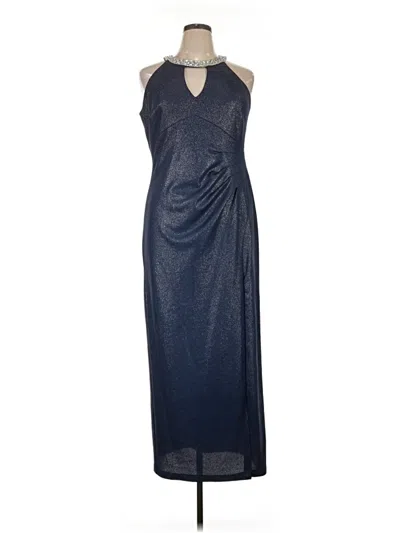 Pre-owned Marina Cocktail Dress In Blue
