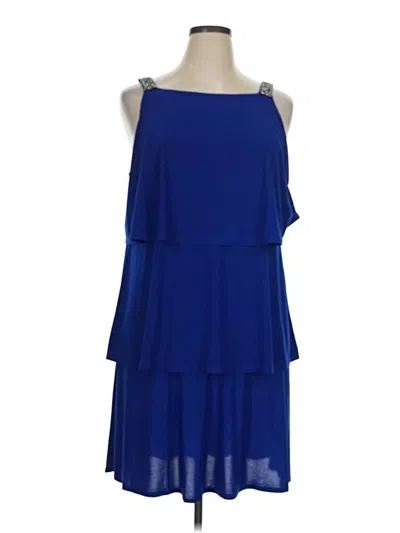Pre-owned Marina Cocktail Dress In Blue
