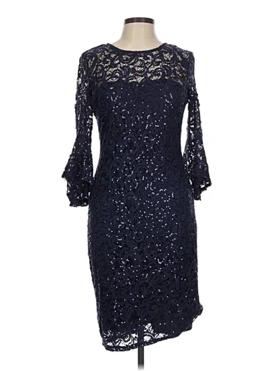 Pre-owned Marina Cocktail Dress In Blue