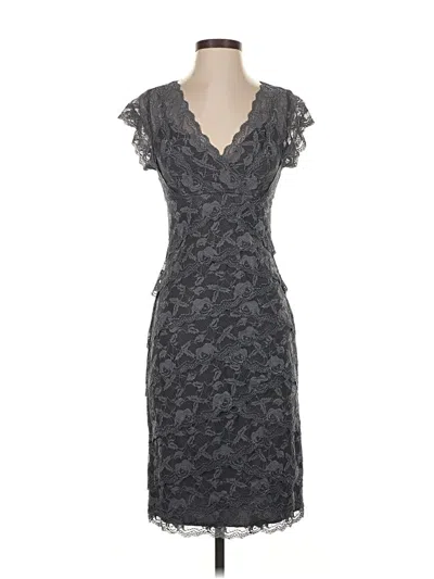 Pre-owned Marina Cocktail Dress In Gray