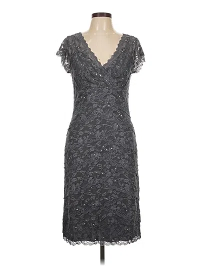 Pre-owned Marina Cocktail Dress In Gray
