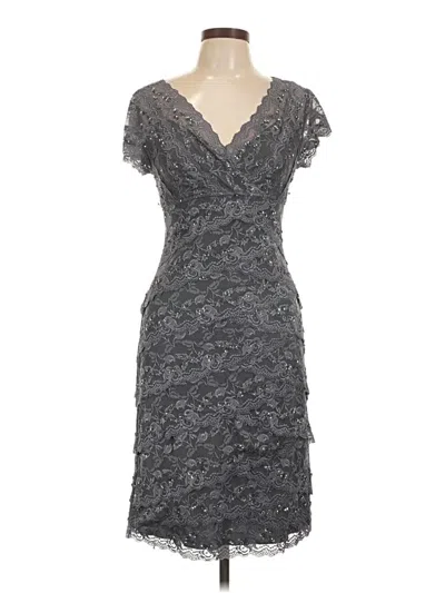Pre-owned Marina Cocktail Dress In Gray