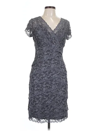 Pre-owned Marina Cocktail Dress In Gray