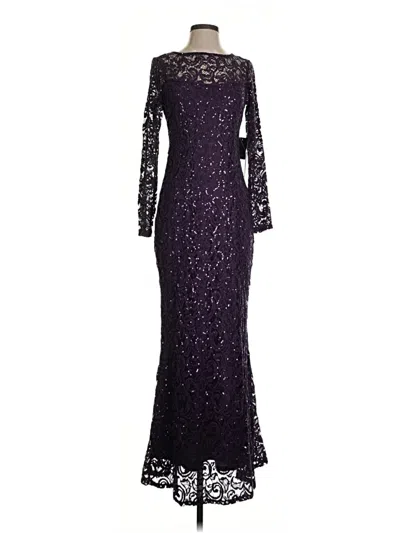 Pre-owned Marina Cocktail Dress In Purple