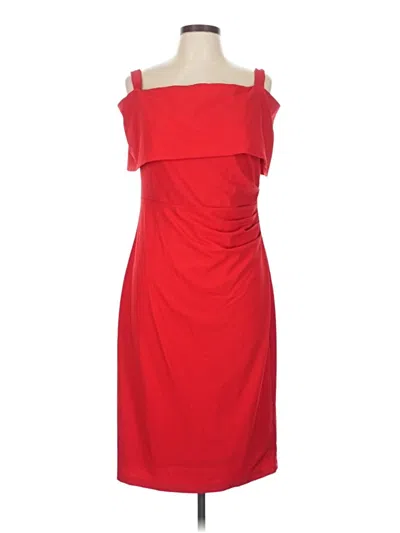 Pre-owned Marina Cocktail Dress In Red