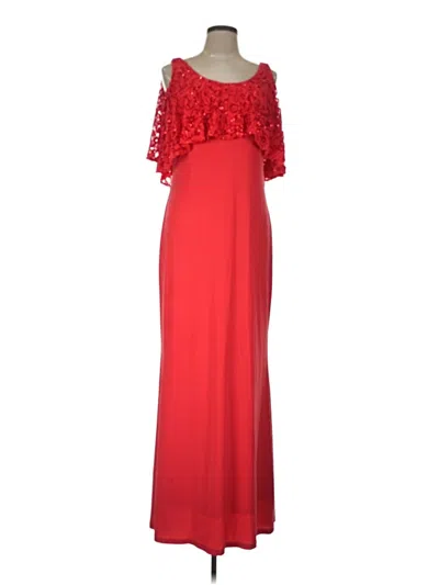 Pre-owned Marina Cocktail Dress In Red