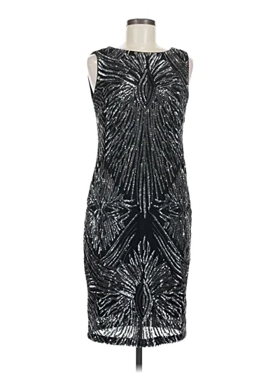 Pre-owned Marina Cocktail Dress In Silver