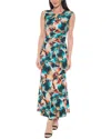 Marina 269276 Floral Printed Maxi Dress