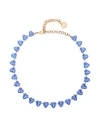 Marina Fossati Woman Necklace Blue Size - Metal