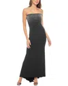 Marina Farj Beaded Bodice Strapless Mermaid Gown