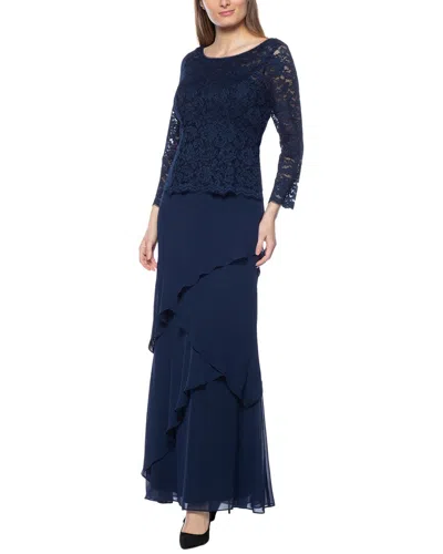 Marina Gown In Navy