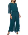 Marina 267432 Formal Long Mother Of The Bride Jumpsuit In Green
