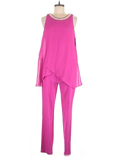 Pre-owned Marina Jumpsuit In Pink