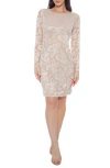 Marina Lace Long Sleeve Body-con Dress