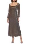 Marina Midi Dress In Bronze