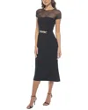 Marina Yoke Midi Dress
