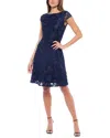 Marina Midi Dress In Navy