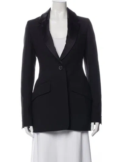 Pre-owned Marina Moscone Blazer In Black