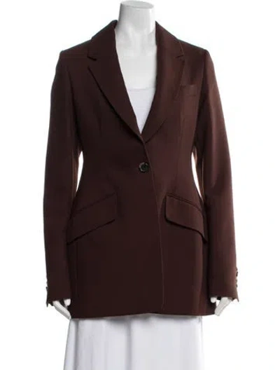 Pre-owned Marina Moscone Blazer W/ Tags In Brown