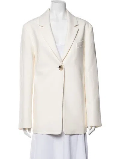 Pre-owned Marina Moscone Blazer In Yellow
