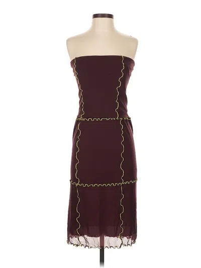 Marina Moscone Cocktail Dress In Brown
