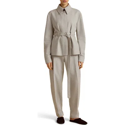 Marina Moscone Cocoon Trouser In Gray