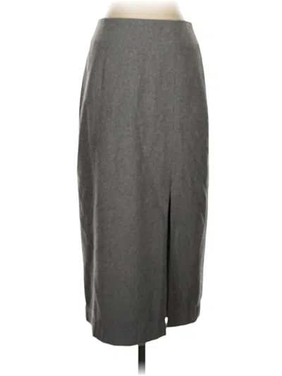 Pre-owned Marina Moscone Collective Casual Skirt In Gray