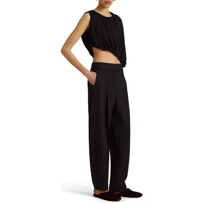 Marina Moscone Gathered Draped Top In Multi