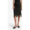 Marina Moscone Lace Tubino In Black