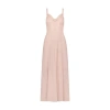 Marina Moscone Lightweight Wool Swing Dress In Rose Quartz