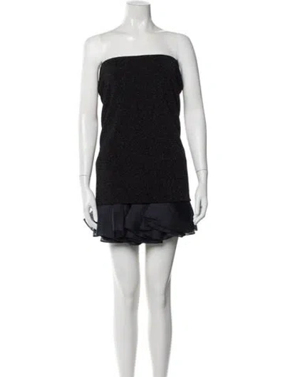 Pre-owned Marina Moscone Nylon Mini Skirt W/ Tags