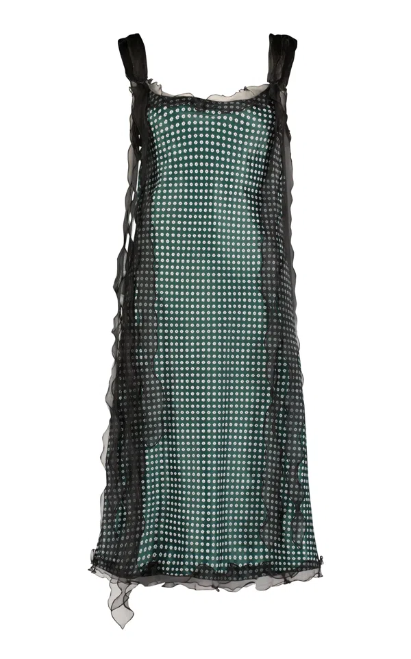 Jupe Midi Fleurie Marina Moscone - Taille 8 - Neuve Avec étiquette - Valeur Neuf 999$ - Made In USA