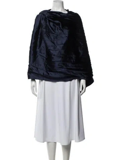 Pre-owned Marina Moscone Shawl W/ Tags In Blue