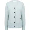 Marina Moscone Waisted Cardigan In Icy Blue