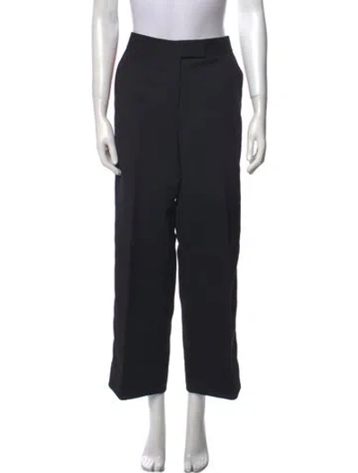 Pre-owned Marina Moscone Wide Leg Pants In Black