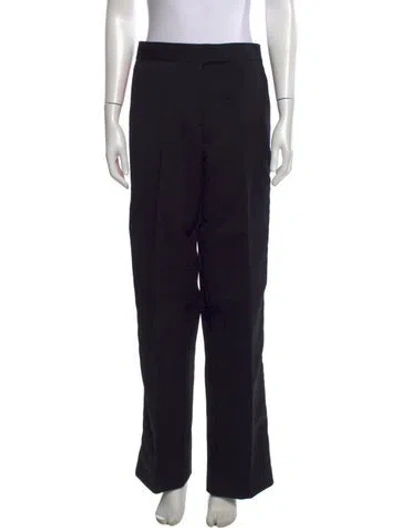 Pre-owned Marina Moscone Wide Leg Pants In Black