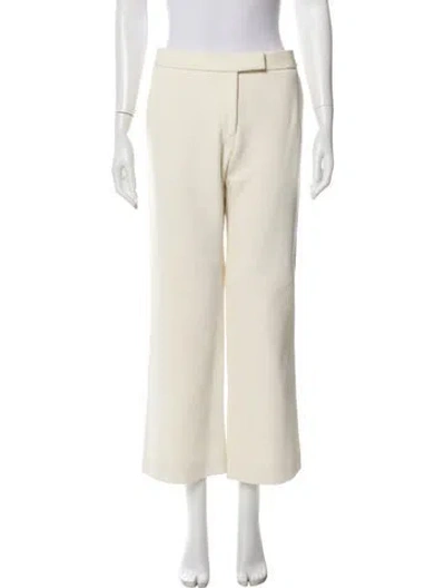 Pre-owned Marina Moscone Wide Leg Pants In Neutral