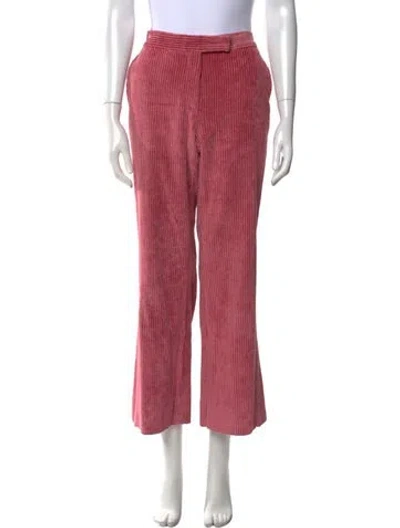 Pre-owned Marina Moscone Wide Leg Pants In Pink