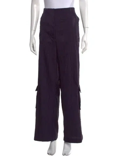 Pre-owned Marina Moscone Wide Leg Pants W/ Tags In Purple